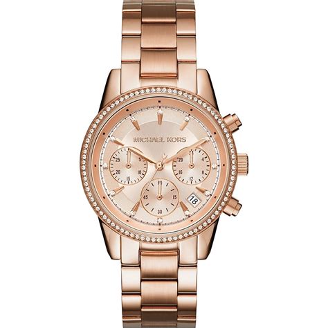 damenuhr michael kors klein|michael kors leather watches.